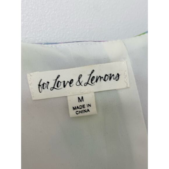 For Love & Lemons Alice Mini Dress Size Medium Size M - Picture 13 of 13